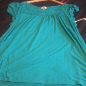 Teal shirt